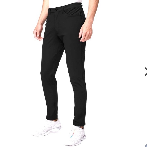 Lululemon Men’s ABC pants Black Style M5704S Size 28 Comfort Athleisure Travel - Picture 1 of 12